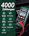TESMEN TM-510 Digital Multimeter, 4000 Zähler Messgerät, Voltmeter mit Automatischem Messbereich...