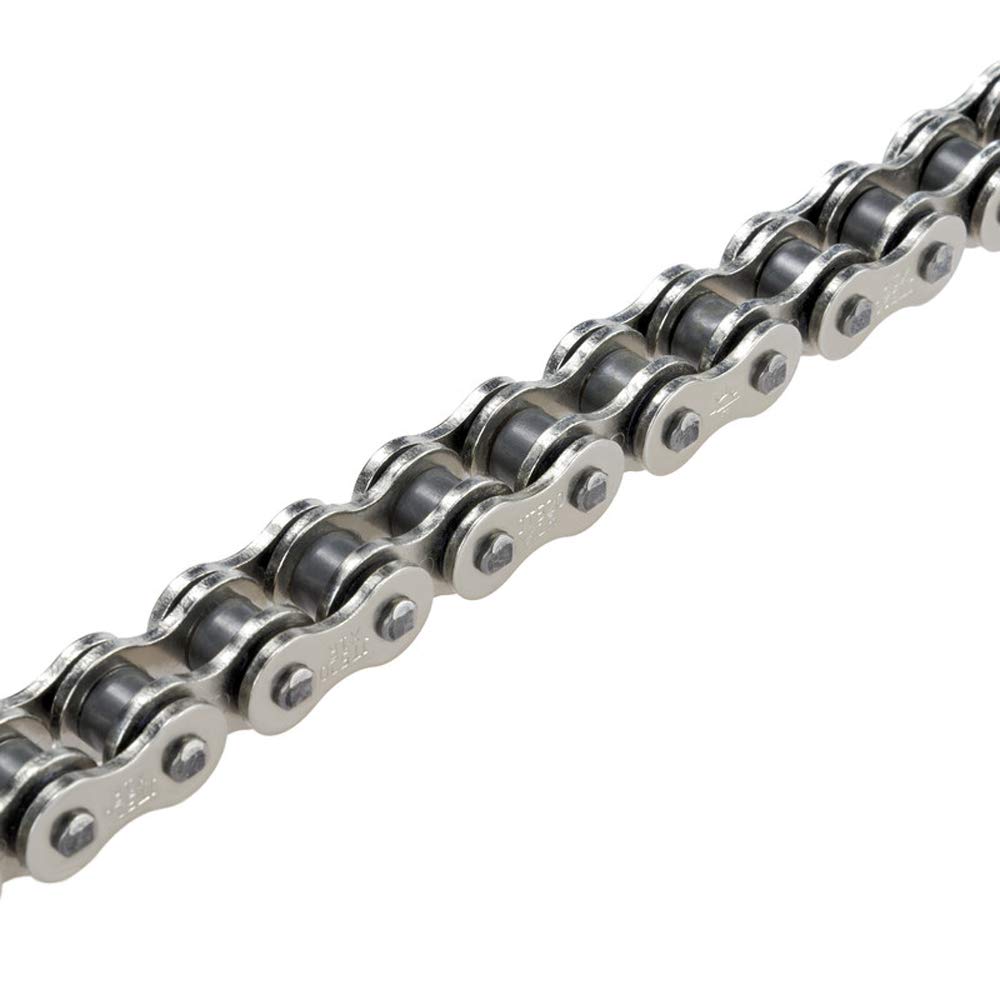 JT Sprockets JT JTC520X1R3NN124DL - Catena ad anelli a 124 maglie argentata, 520 x 1R3