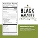 Hammons Fancy Large Black Walnuts - Wild Harvested - Non-GMO - Gluten-Free - High Protein - Keto Snack - Nuts for Cooking and Baking - 8oz