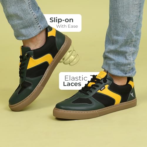 Image of YOHO Stride Men's Trendy Colour-Blocked Slip-On Sneakers (SoS)