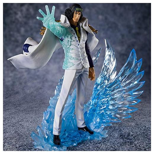 Anime actionfigur PVC samlarobjekt modell leksaksstaty gåva 20 cm anime One Piece Kuzan Aokiji Super Fighting Gk ammiral PVC actionfigur samling modell leksak docka gåvor-anime figurer modell staty