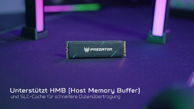 acer Predator GM7 4TB M.2 NVMe SSD PCIe 4.0 - Lesegeschwindigkeit
