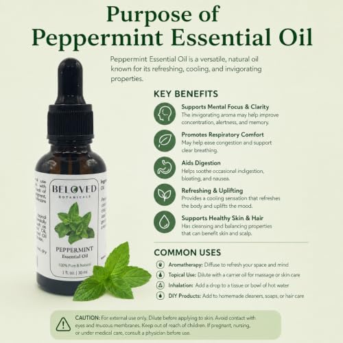Aceite Esencial de Menta 30ml Puros y Naturales miniatura 7