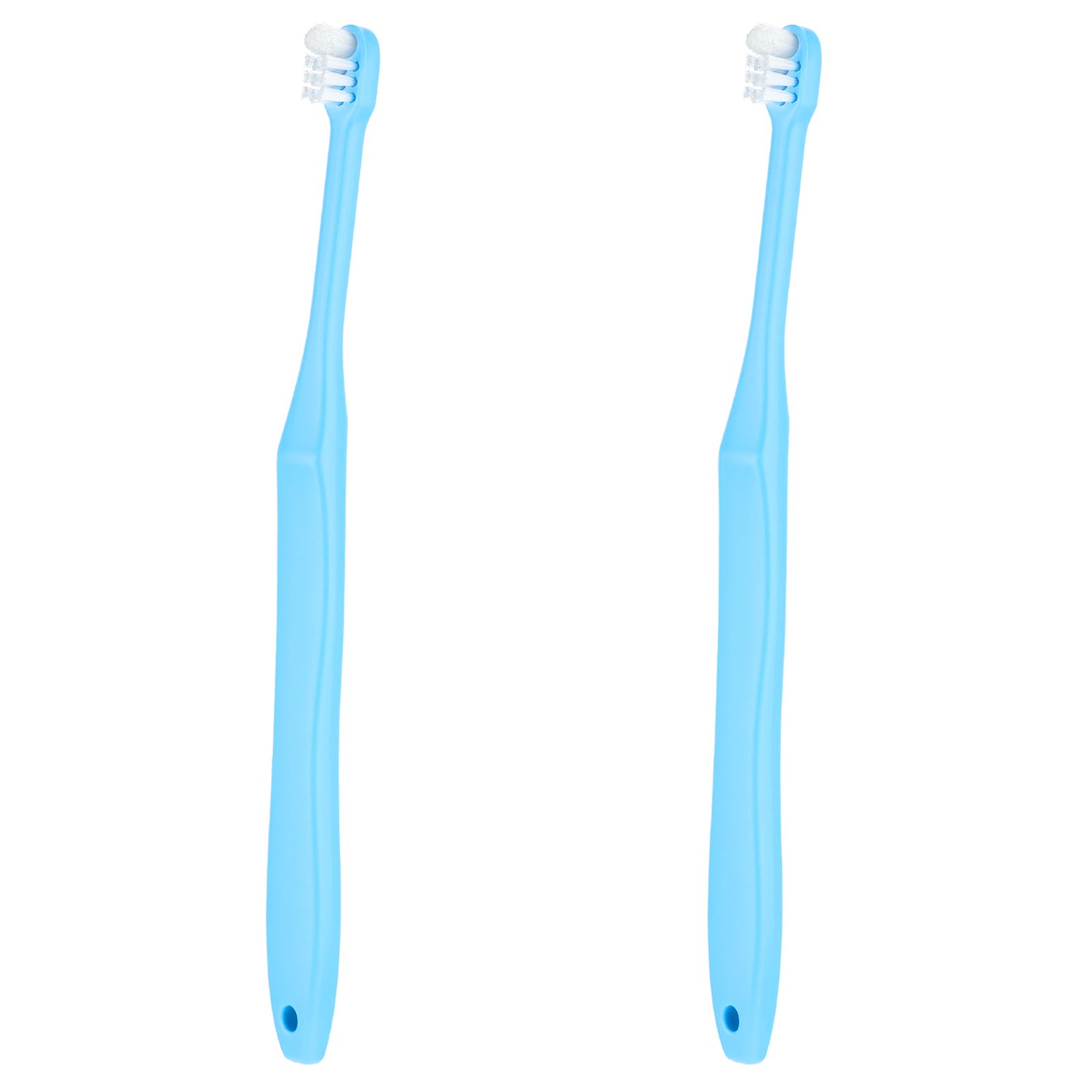 2 Pieces Tuft Toothbrush Small Head End Tapered Wisdom Interdental Interspace Nursing Soft Tiny Toothbrush Orthodontic Periodontal Dental