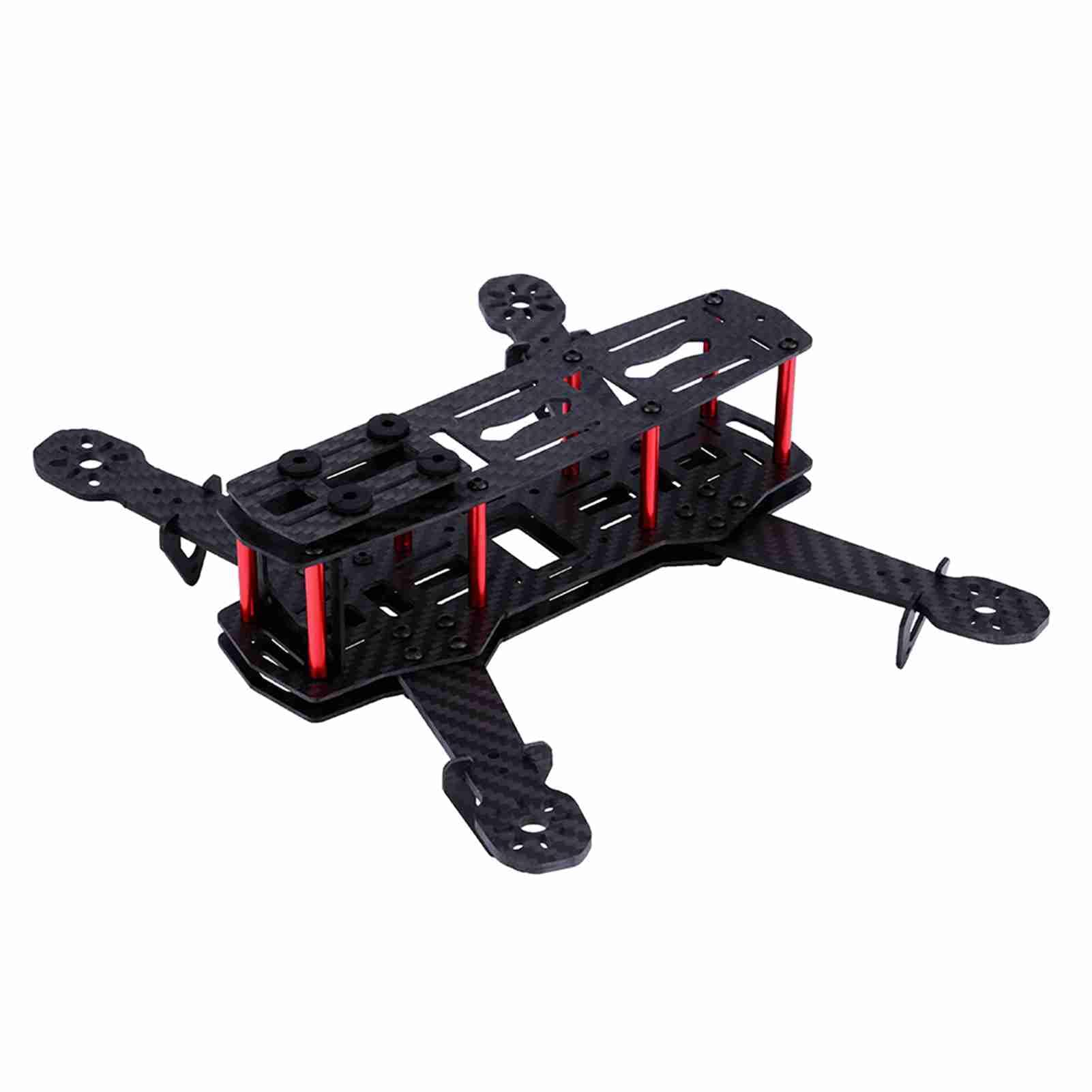 Kit telaio quadcopter, 250 mm FPV carbonio gara Drone telaio telaio aeromobili accessori per QAV250 Mini 4 assi FPV Drone (fibra di carbonio)