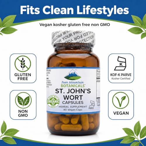 Pure Mountain Botanicals Organic St. John's Wort
