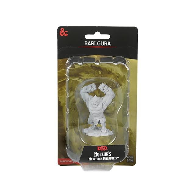 WizKids D&D Nolzur's Marvelous Miniatures: Barlgura Unpainted Dungeons and Dragons Miniatures