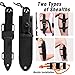 punada Dive Knife - Scuba Diving Knife with holster, 2 Types Sheath 2 Pairs Thigh Leg Straps, Black Premium Divers Knives Shears for Outdoor Spearfishing, Snorkeling