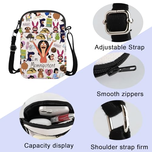 ENSIANTH Cartoon TV Show Merch - Cartoon Lover Crossbody Bag Family Inspired Fans Gift I'm Momnipotent Gift (Momnipotent CB)4