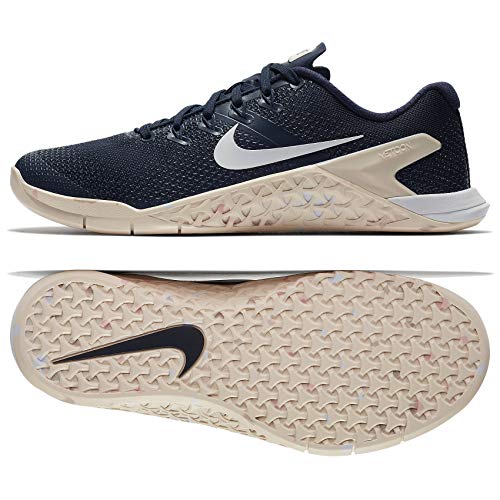 Nike Women's Metcon 4 Running Shoe (9 B US, Obsidian/White/Guava Ice/Storm Pink)