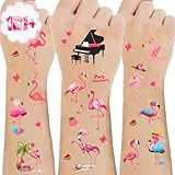 101+ Flamingo Temporary Tattoos – Printable, Waterproof Fake Tattoos for Kids, Girls, Boys, Teens & Adults – Ideal for Birthday Parties, Decorations