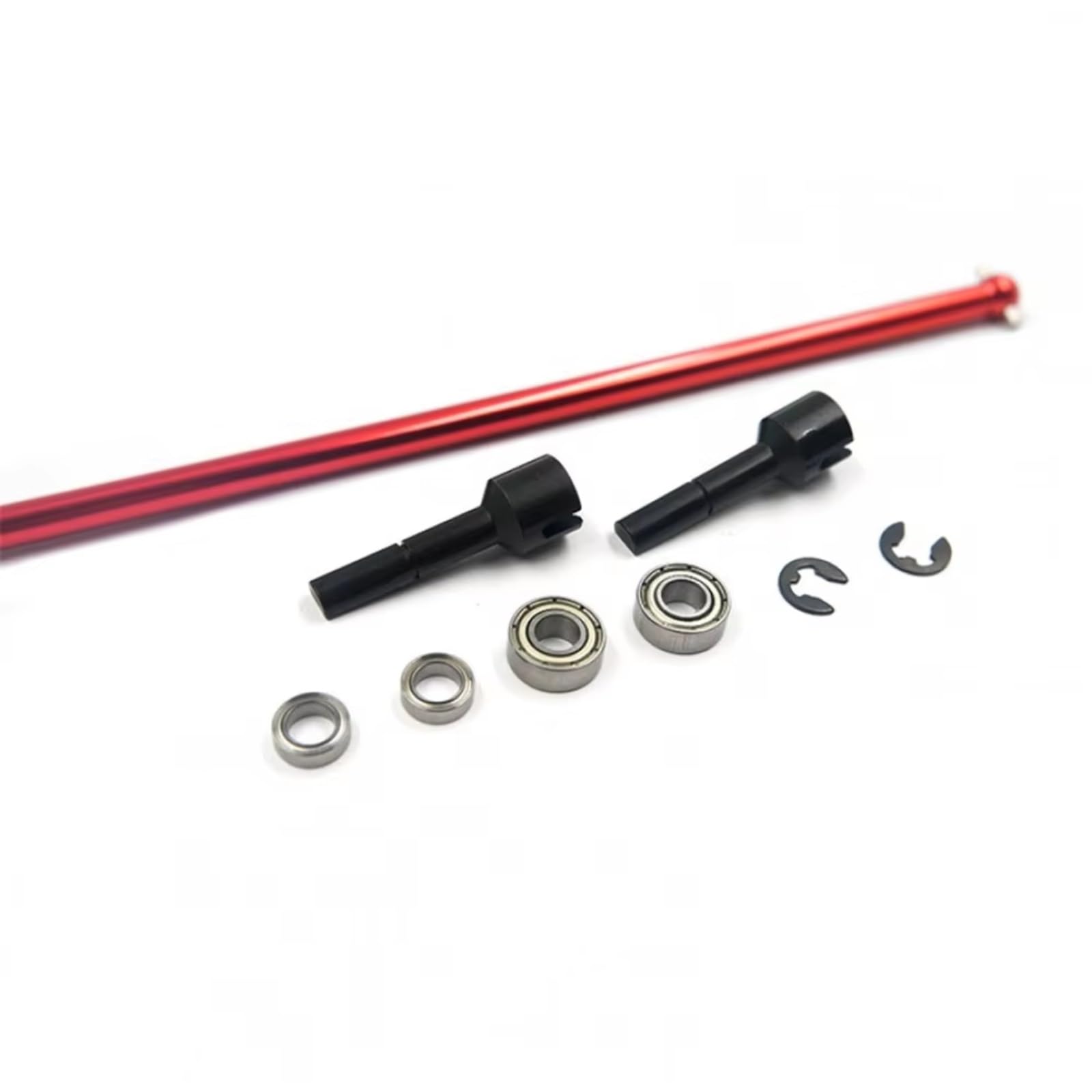 Albero Trasmissione Principale Giunto In Acciaio G45 In Alluminio Nero Per Tamiya Ta02 1/10 Aggiornamenti Auto Telecomando Accessori Ricambi Ricambi Modellini RC(Red)