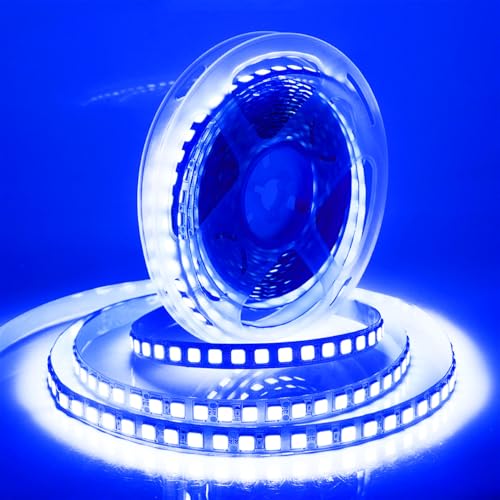 Tira LED azul SUYOOULIN 16.4ft 600 LEDs SMD 5054 miniatura 1