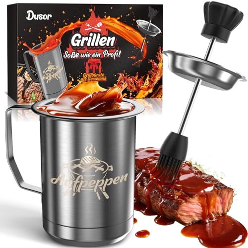 Dusor Geschenke für Männer, BBQ Grillbürste, Ostergeschenke Männer Erwachsene, Geburtstagsgeschenk Männergeschenke Ostern Geschenke, Geschenke für Papa, Vatertagsgeschenk für Papa, Grill Zubehör
