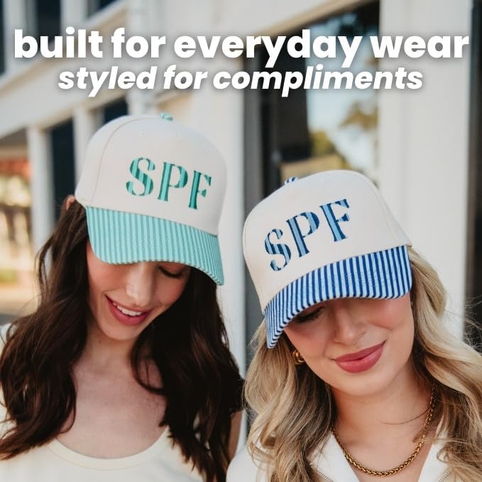 KATYDID I’m Nicer When I’m Tan Vintage Hat - Two-Toned Trucker Hat - Embroidered Vintage Baseball Cap for Women - Snapback - Image 6