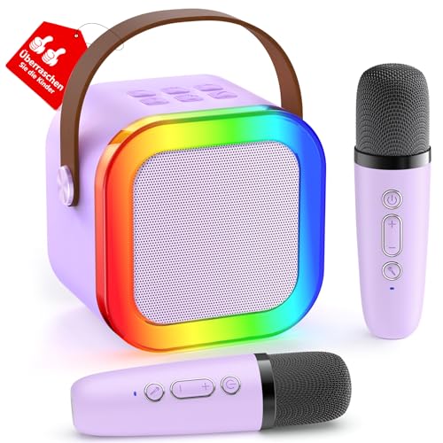 Karaoke Maschine Kinder, Geschenk für Mädchen 3-12 Jahre, Karaoke Kinder...