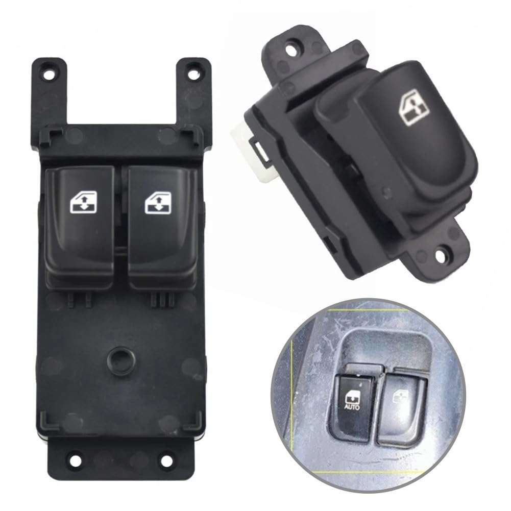 Interruttore di controllo alzacristallo elettrico per Hyundai i800 i20 H1 Starex, ricambio diretto OEM 93570-1J500 93570-1J000, ABS nero lato conducente