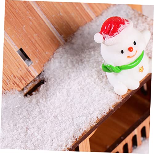 Toyvian 1 Decoração De Presépio De Neve Falsa Decoração De Presépio De Algodão Artificial Neve Layou