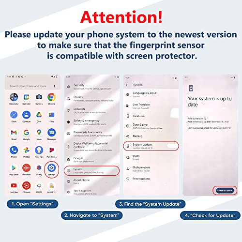 Image of TOCOL [3 Pack] Compatible for Google Pixel 6 5G 6.4'' Tempered Glass Screen Protector & Glass Camera Lens Protector, Case Friendly, Anti-Scratch [Alignment Tool] [Fingerprint Unlock]