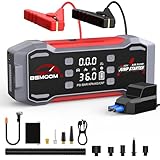 8000A Jump Starter Power Pack with Air Compressor, 14 in 1 Car Battery Jump Starter with 45W Quick Charger,(All Gas/14L Diesel),150PSI Tire Inflator & Air Inflator/Deflator Pump - Image 1