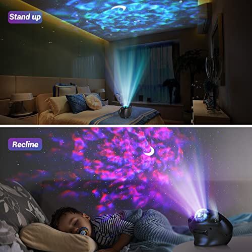 Proiettore Stelle Soffitto, Enteenly Luce Notturna Bambini, Galaxy Proiettore Lampada con Bluetooth, Telecomando, Luce Notturna per Camera dei Bambini - Image 6