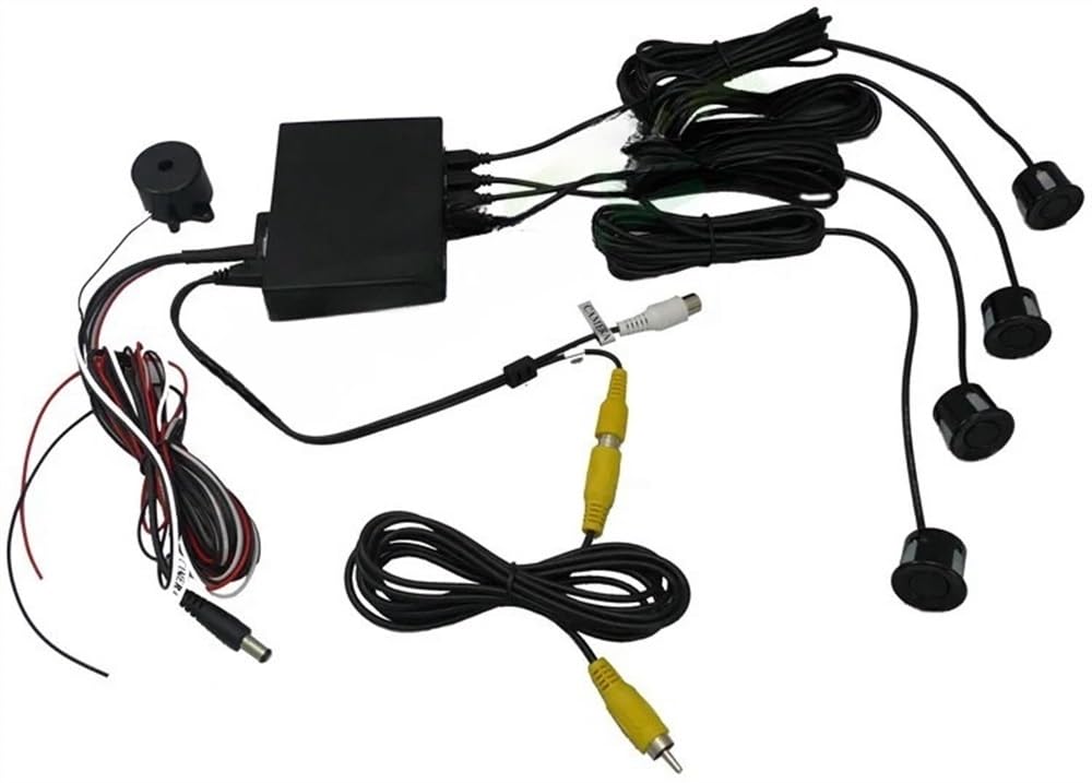 Capteur Radar recul Capteur de stationnement pour Voiture Radar recul avec 4 capteurs