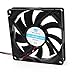Ruilogod 80mm x 15mm 8015 Brushless PC Case CPU Cooler Wentylator DC 24V
