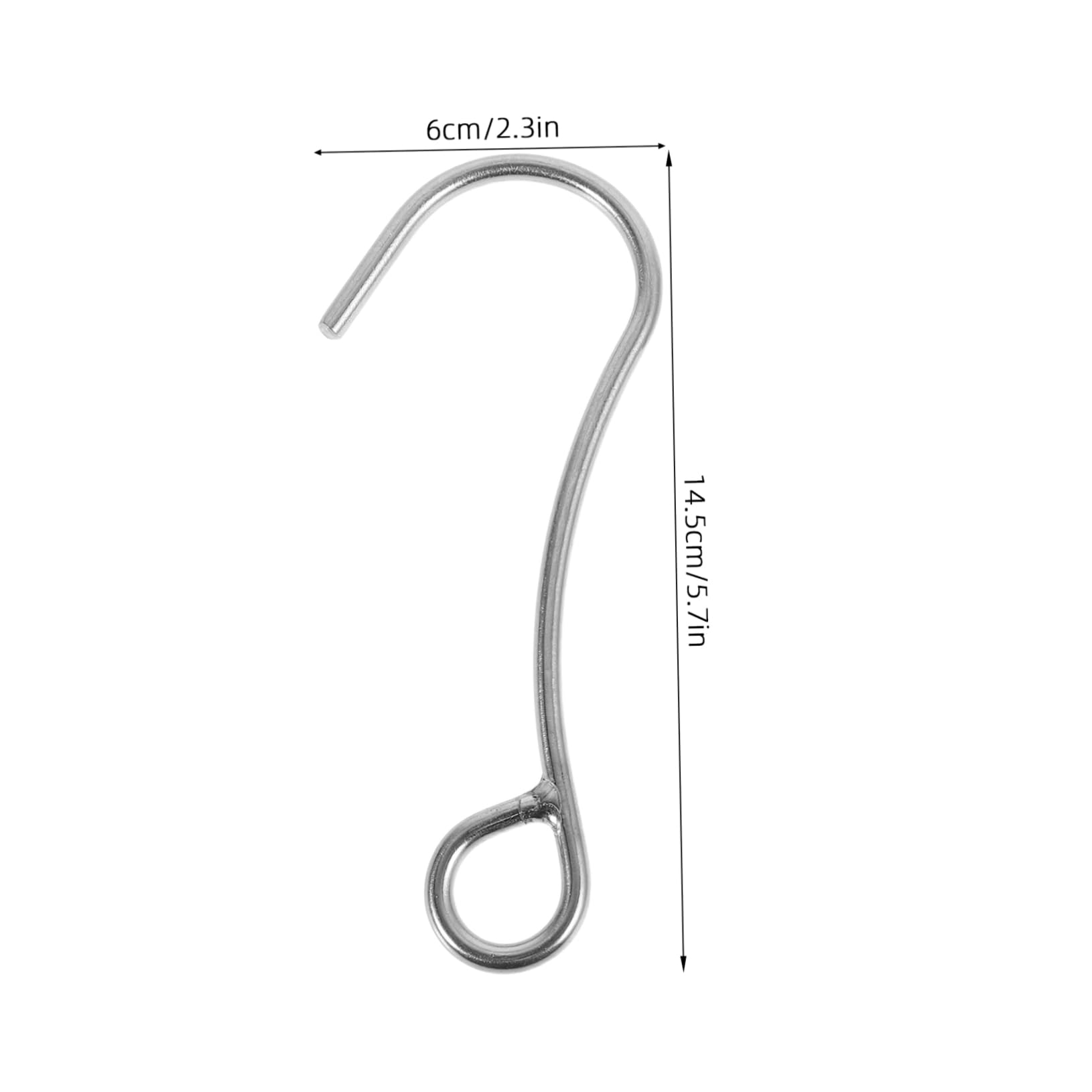 Abaodam 2Pcs Stainless Steel Diving Safety Hook for Drift Diving Single Underwater Reef Hook Durable and Easy to Install Scuba Gear Accessory for Enhanced Stability Strong Currents