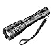 Produktbild Flashlighx 4500 Lumen Taschenlampen 5 Modi Taschenlampe Zoomable LED Taschenlampe Schwarz Aluminiumlegierung Portable Handheld-Licht für Reiten Camping Jagd