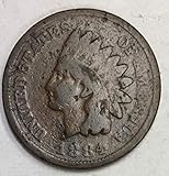 1884 Indian Head Penny 1c Good