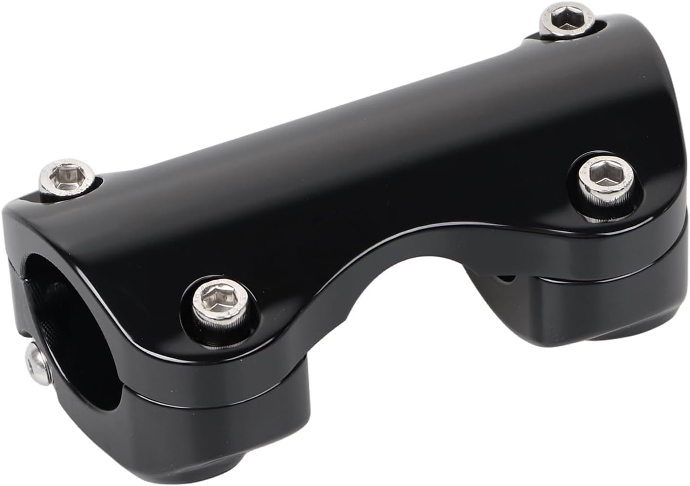 1.25'' 1 1/4" Handlebar Riser Top Clamp For Harley Touring Road King Road Glide Street Glide Electra Glide Ultra Class Ultra Limited 1988-2023, Black