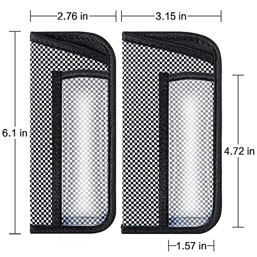 Image of TRIUMPH VISION 3 Pack Reading Glasses Pouch Soft Case Eyeglass Sleeve Slim | Alternative to Bulky Case in bag, Lightweight Lined Padded Protect Optical lens Slip in, Cute Pattern Portable for Daily Use