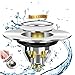 Bouchon de lavabo, vanne Pop UP Universelle, Ensemble de vidage de lavabo, Bouchon de vidange Bouchon entièrement métallique avec crépine Anti-colmatage et 2 Joints pour lavabo Ø 37-41mm