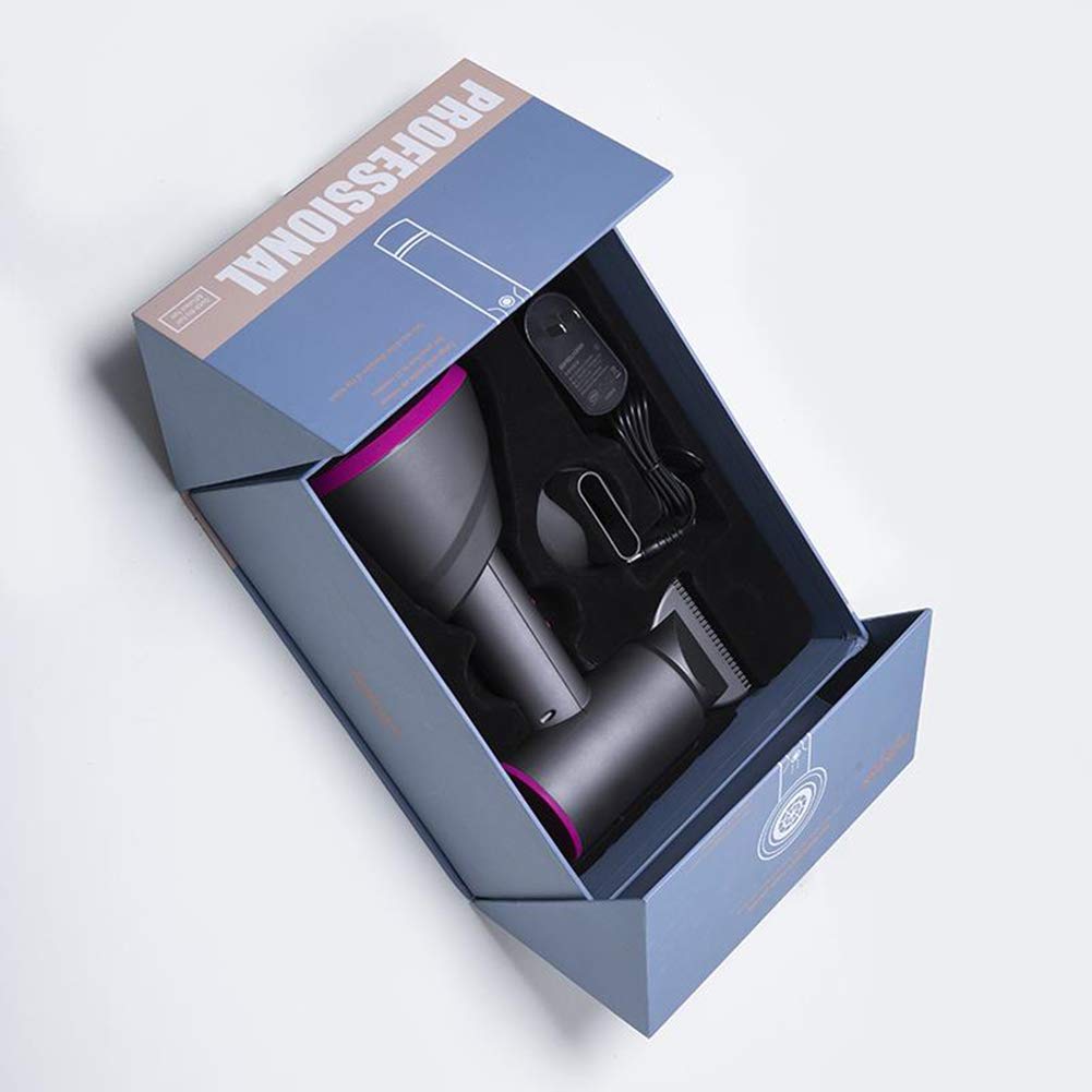 Asciugacapelli Senza Fili Professionale Phon per Capelli Ionico Batteria Ricaricabile da 4900 mAh 3 velocità Regolabile con ugello di Raccolta e diffusore