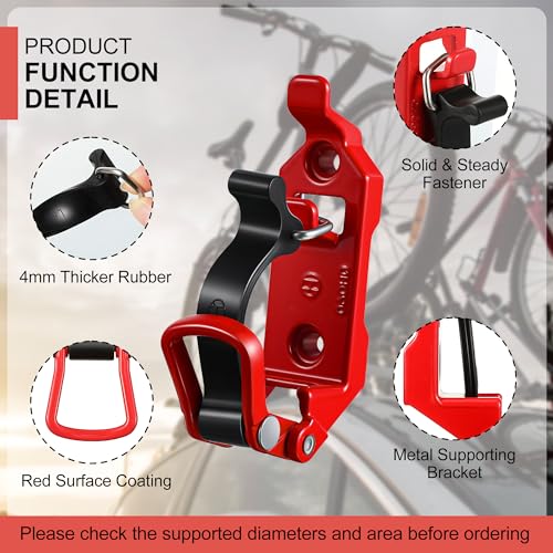 image for Gulfmew 4 Pack Shovel Mount for Roof Rack, Quick Fist Clamp for Mounti