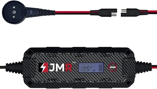 Miniatura 1 de JMR - Cargador de batería para Ferrari Trickle cargador acondicionador (puerto magnético, añadir modo litio)