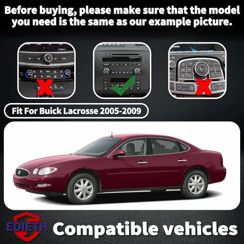 Image of Car Button Repair Decal Sticker for Buick Lacrosse 2005 2006 2007 2008 2009 Button Repair Decal Sticker Premium Vinyl