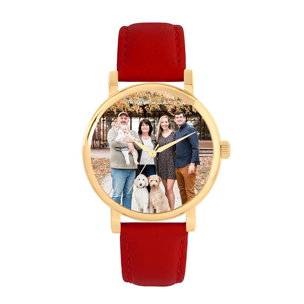 Toff LondonPersonalised Photo Gifts for Women, Analogue Display, Japanese Quartz Movement, Custom Made Watch