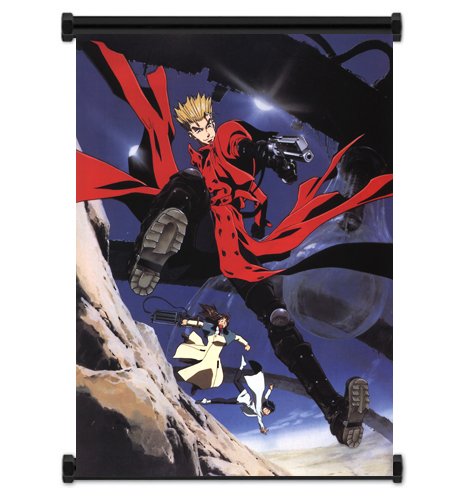 ActRaise Trigun Anime Fabric Wall Scroll Poster (16" x 22") Inches [A]-Trigun-14