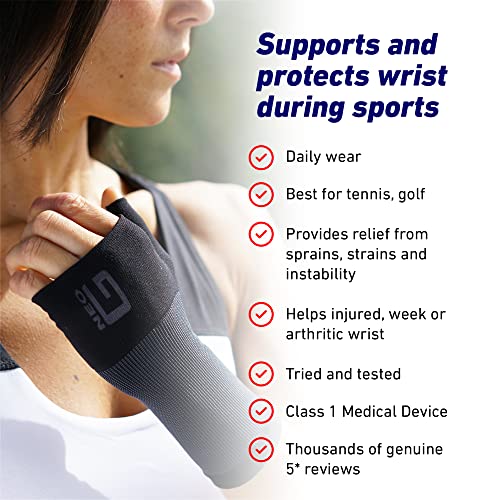 Neo-G Wrist And Thumb Support - Ideal For Arthritis, Joint Pain, Tendonitis, Sprains, Hand Instability, Sports - Multi Zone Compression Sleeve - Airflow - Class 1 Medical Device - Small - Black #TOP2
