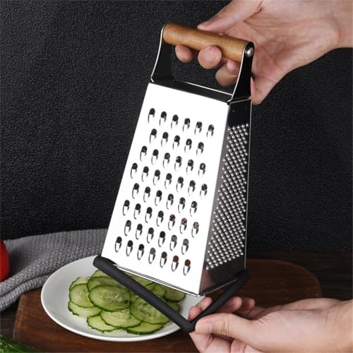 Rallador de caja metálico de acero inoxidable miniatura 6