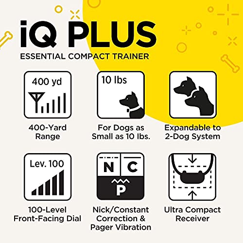 Dogtra Iq Plus Rechargeable Waterproof 400-Yard Remote Dog Training E-Collar #TOP3