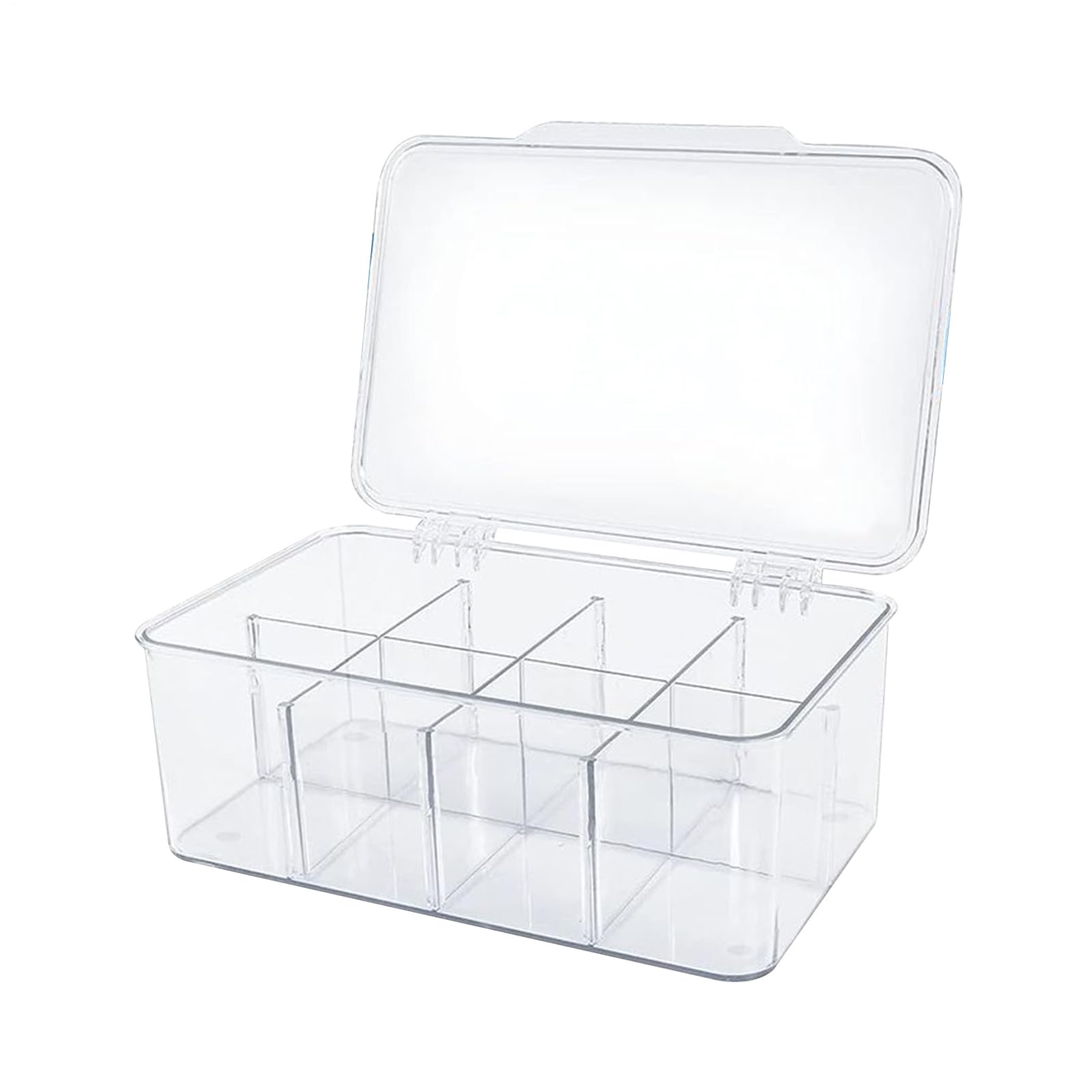 Generico Porta té transparente con divisores extraíbles