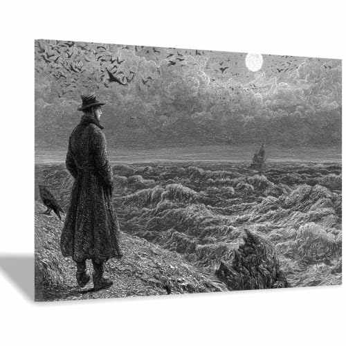 Art vintage des marins HOQIU toile murale decoration pour habiller un mur vide