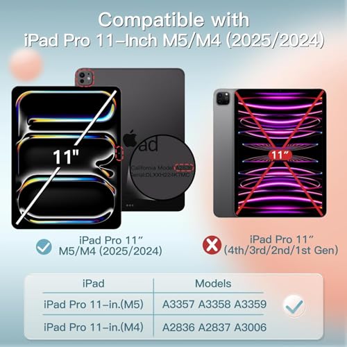 Étui iPad Pro 11 M5 protégeant votre tablette avec son support vidéo multi-angles - 2