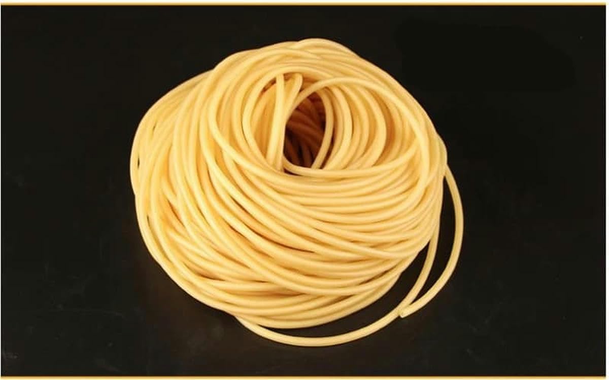 Banda elástica de látex de 50 metros para pesca, caza, tiro, fitness, costura, piezas 2050 3060-naturaleza-18x42mm-50 metros