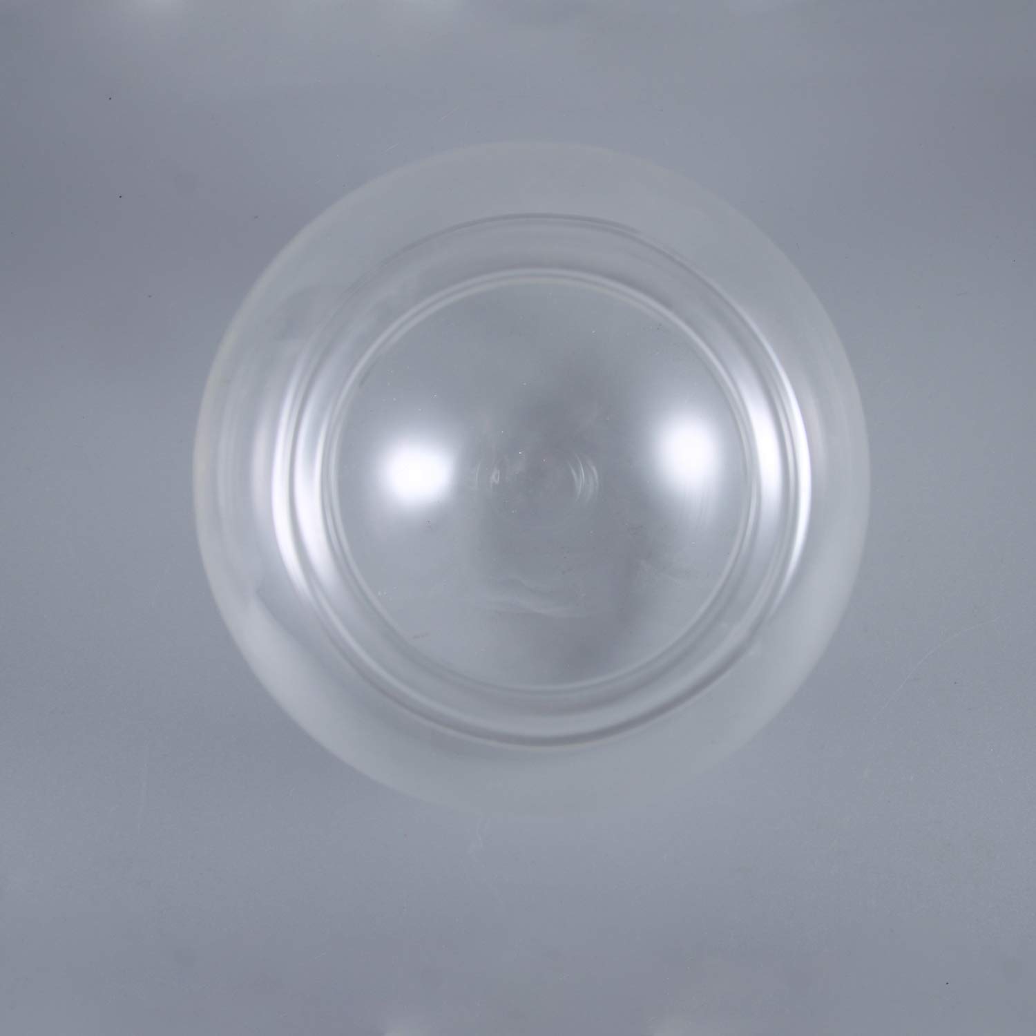 KoKo&Yukina 8 Inch 2 Pack Clear Glass Globes Shade Replacement Glass