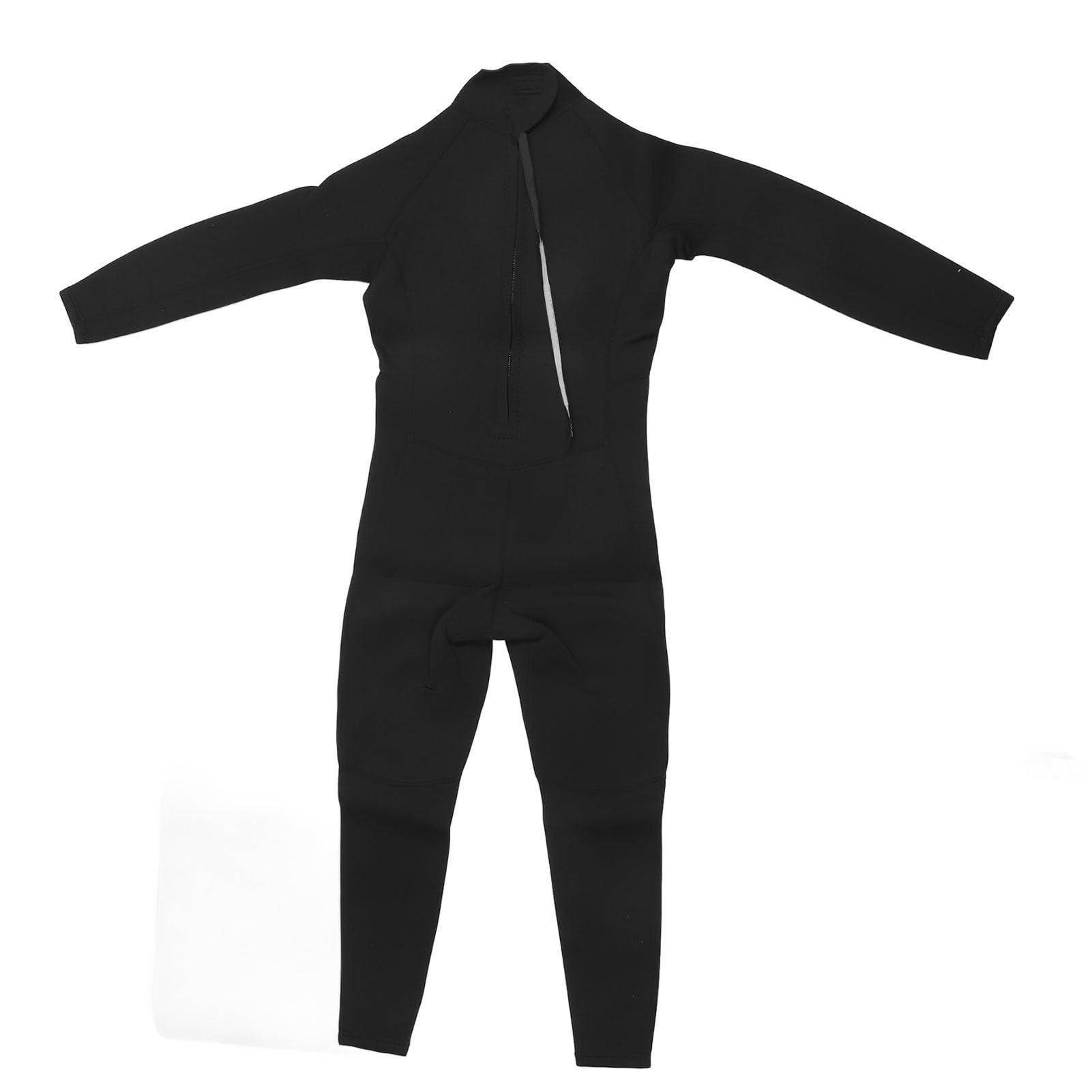 Generic 1 Sztuka 5mm Kombinezon Neoprenowy Izolacja Termiczna Kombinezon do Nurkowania do Snorkelingu Surfingu Czarny Odporny na Promieniowanie UV Sportów Wodnych