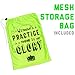 Crown Sporting Goods Pack of 6 Adult Size Sports Scrimmage Pinnies with Mesh Storage Bag (Green)