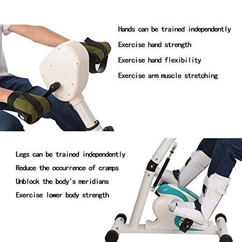 Bicicleta de Ejercicio Portátil con Pantalla LCD y Entrenador Para Brazos y Piernas miniatura 4